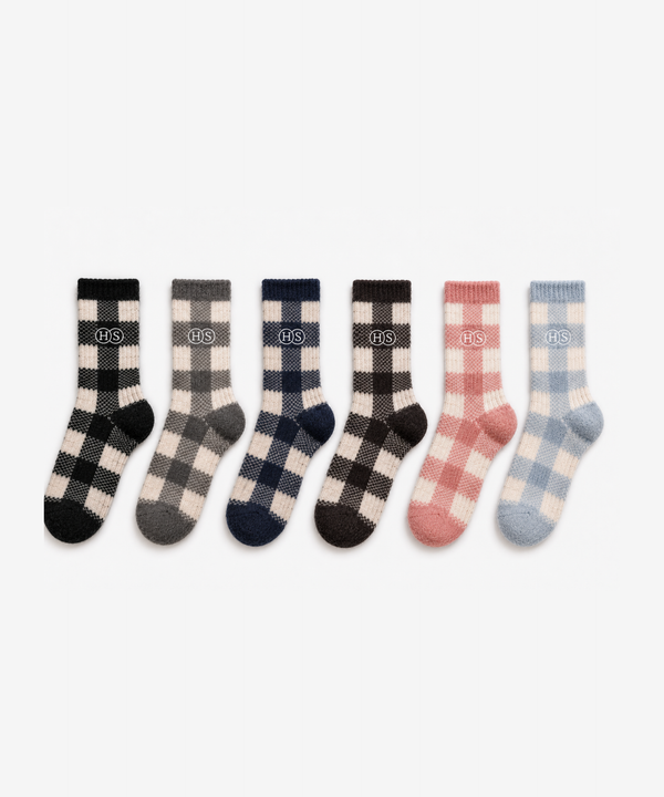 Plaid Style Socks